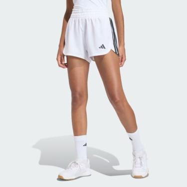 Imagem de Shorts Adidas Pacer High Feminino Branco, GG