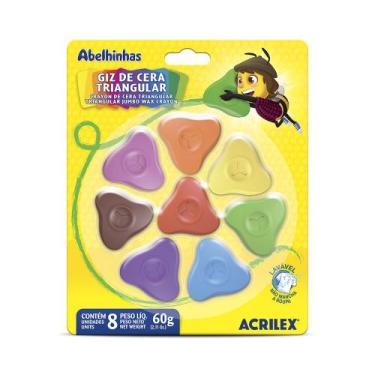 Imagem de Giz de Cera Triangular Acrilex