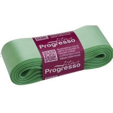 Imagem de FITAS DE CETIM PROGRESSO CF007 10m x 30mm -, VERDE MENTA 245
