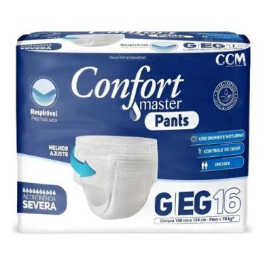 Imagem de Fralda Geriátrica Descartável Confort Master Pants P Ao EG -, G ao EG