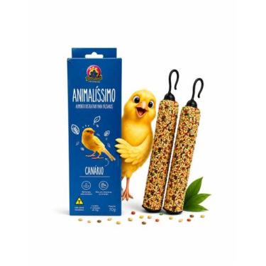 Imagem de Bastão Barrinha Canários Animalissimo 70g 2 un