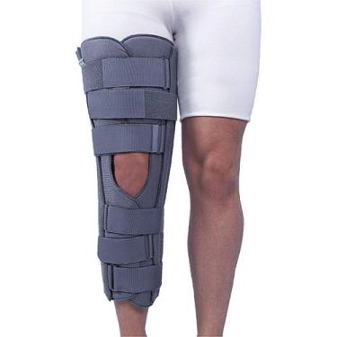 Imagem de Imobilizador de Joelho Chantal Estreito Orifício Cinza 50cm