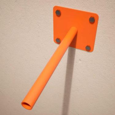 Imagem de Suporte Barra de Peso Parede  Suporte Halteres e Anilhas Viking - 30cm