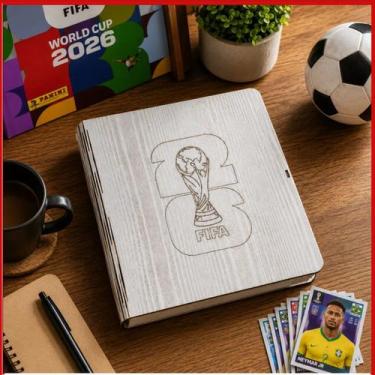 Imagem de Porta Albúm E Figurinhas Copa Do Mundo Mdf - NoBrand