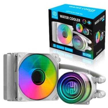 Imagem de Water Cooler 120mm Hoopson Cl-220 RGB White - Cl-220b