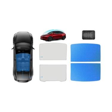 Imagem de Protetor Solar UV Para Teto Solar Interno Do Tesla Model Y 2020-2026 J