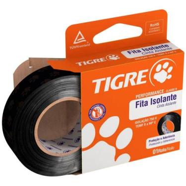 Imagem de Fita Isolante 19mm x 20m Preta Tigre
