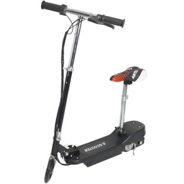 Imagem de Patinete Motorizado Elétrico Scooter Dobrável com Assento 24V 120W Imp