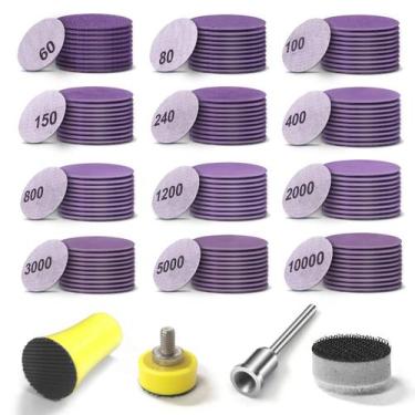 Imagem de Kit Discos de Lixa 124 Peças com Suporte para Micro Retífica - Dremax