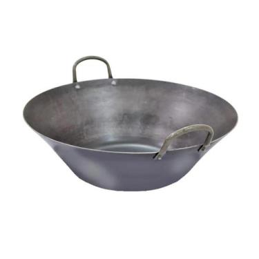 Imagem de Tacho Beira Alta Aço Carbono Polido Doce Sabão 46cm 12L Jamar