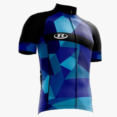 Imagem de Camisa Ciclismo Refactor abstract azul