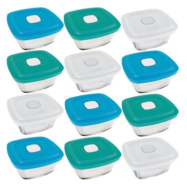 Imagem de Conjunto de Potes Marinex Facilita Vap em Vidro 500 ml - 12 Peças