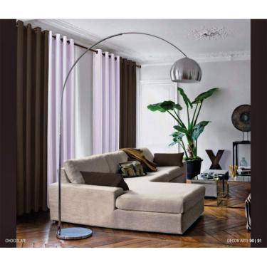 Imagem de Cortina Para Sala 4,00x2,50 Vicenza Tabaco | Admirare