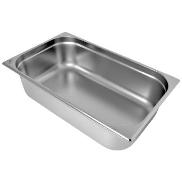 Imagem de Kit 4 Cubas Gastronomica Inox 1/1X150mm Com Tampas Brasinox