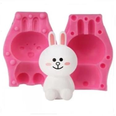 Imagem de Molde De Silicone Coelho 3D, Páscoa