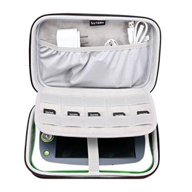Imagem de LTGEM Capa rígida para Leapfrog LeapPad Ultimate Ready for Tablet – Bolsa de armazenamento protetora de viagem (preto + cinza)