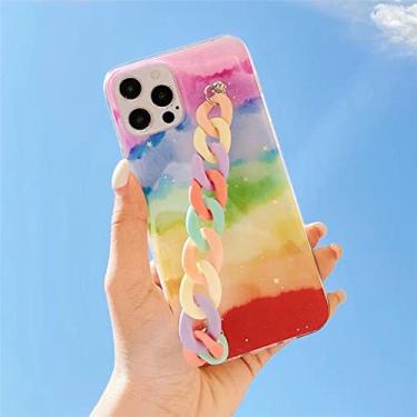 Imagem de Capa de telefone de capa traseira de pulseira colorida fashion para Samsung Galaxy A50 Note 20 Ultra S20 FE A70 A30S A20 A31 S10 A71 A51, Pulseira 1, Para Samsung A10S