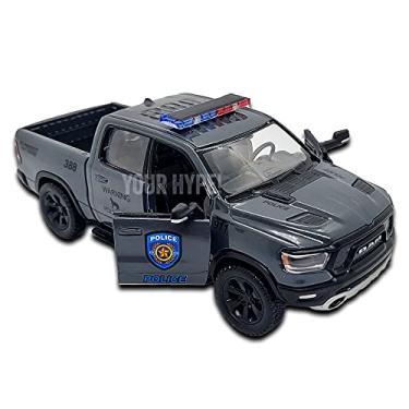 Imagem de Miniatura Dodge Ram 1500 2019 da Polícia | Escala 1:46 | 13 CM. | Carrinho de Polícia
