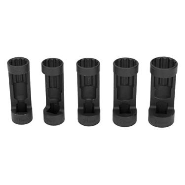 Imagem de Acouto Soquete de porca de suporte de carro aço cromo vanádio 5 peças conjunto de soquete de porca de suspensão soquete de suporte de suspensão 1/2" unidade 18-24 mm para ferramenta de reparo de carro ferramenta de soquete de suporte