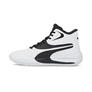 Imagem de PUMA Tênis masculino de basquete triplo médio, Branco, 42