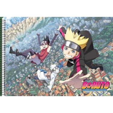 Imagem de Caderno De Desenho São Domingos Boruto Espiral 60 Folhas