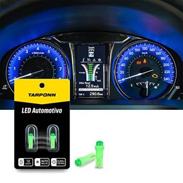 Imagem de Kit 20 Lâmpadas Led Painel Pinguinho T5 Verde 12v Tarponn