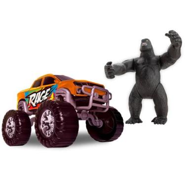 Imagem de Carrinho Pick-Up Rage Truck  Big Foot C/ Gorila Samba Toys  Ref.: 0035