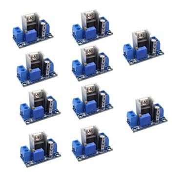 Imagem de HiLetgo 10 peças LM317 DC-DC Conversor Buck Step Down Módulo de placa de circuito regulador linear LM317 regulador de tensão ajustável fonte de alimentação