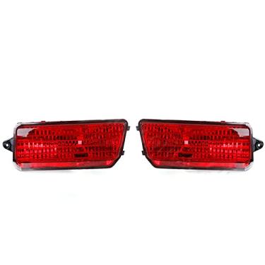 Imagem de JESYMBX Para Jeep Grand Cherokee 2006-2009 Luz de freio de para-choque traseiro refletor de seta sem par de lâmpadas
