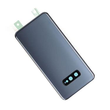 Imagem de Kit de Substituição da Tampa de Vidro Frontal e Traseira Externa do Telefone para Samsung Galaxy S10E (Preto)