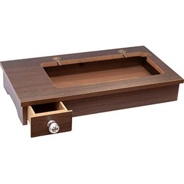 Imagem de Caixa Base Portátil Com Gaveta Para Máquina De Costura