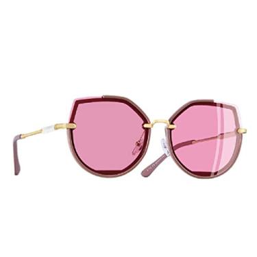 Imagem de Óculos Aofly A115 design da marca 2019 moda polarizada óculos de sol feminino vintage olho de gato óculos femininos máscaras uv400 a115 (Rosa)