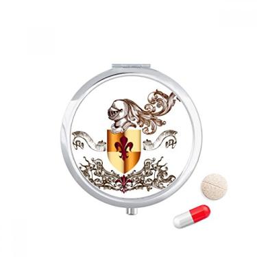 Imagem de Porta-comprimidos, porta-comprimidos, porta-comprimidos, medalhões medievais Cavaleiros da Europa