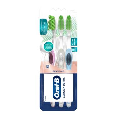 Imagem de Escova de Dente Oral-B Gengiva Detox Ultrafino com 3 unidades 3 Unidades