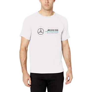 Imagem de Camiseta masculina Motorsport com logotipo Mercedes MAPM, Camiseta com logotipo do time Mercedes Agm Petronas, Puma branco, XX-Large