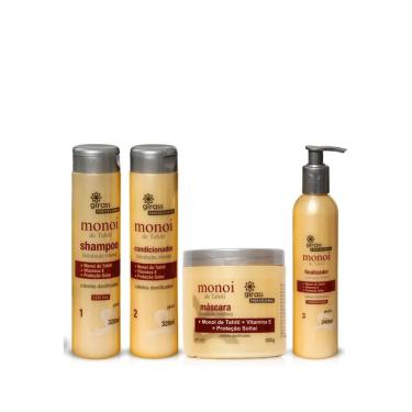 Imagem de Kit Anti Envelhecimento Cabelo Monoi Girass - 4 passos