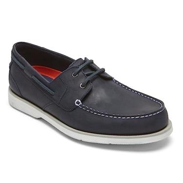 Imagem de Rockport Perth Bay Boat Shoe New Dress Blues 7 M (D)