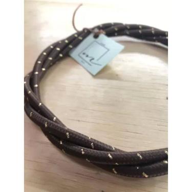 Imagem de Kit Extensão Elétrica Colorida 3,0 Mts Machofêmea Branco Decorativa