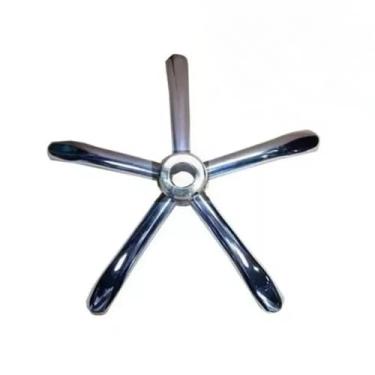 Imagem de Base Estrela Cadeira Gamer Estrutura em Aço 65cm x 65cm Cromada