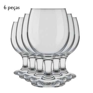 Imagem de Jogo de Taças 6 pçs em vidro 250ml Gallant para Vinho Tinto