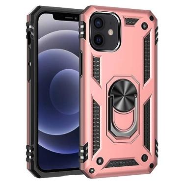 Imagem de Armor Case para iPhone 11 13 14 Pro Max XS XR X 7 8 6 6S Plus 5S SE 2020 SE2 Capa traseira do telefone à prova de choque, rosa, para iphone 12 pro