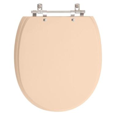 Imagem de Assento Sanitário De Ville Rosa Floral para vaso Deca