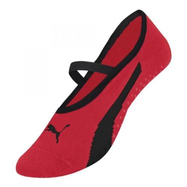 Imagem de Meia Puma Pilates Sapatilha Antiderrapante Feminina