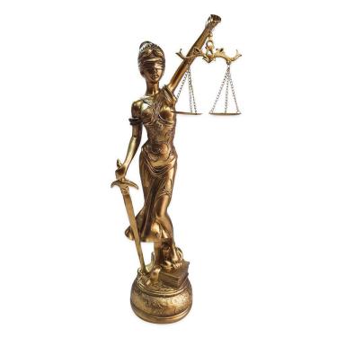 Imagem de Estátua Dama Da Justiça Têmis Deusa 55cm Símbolo Do Direito