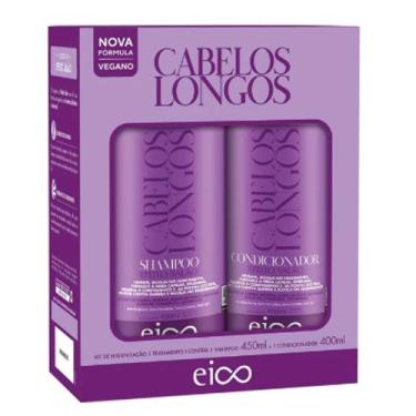 Imagem de Eico Kit Cabelos Longos (Shampoo 450 Ml, Condicionador 400 Ml) - Eico
