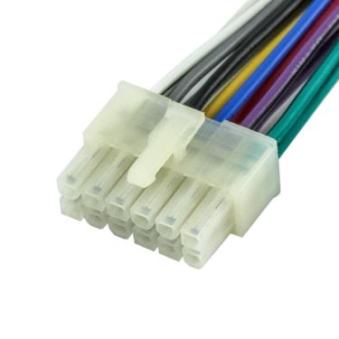 Imagem de Chicote de Som CD Pioneer Modelo DEH 323 346 425 436 523 525 12 Vias Fêmea - R7 - ETE7621