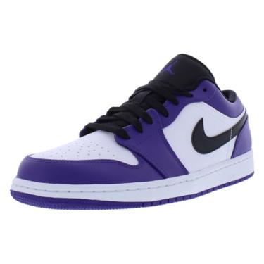 Imagem de Jordan Mens Air 1 Low Court Purple - Court Purple/Black-White 553558 500 - Size 8