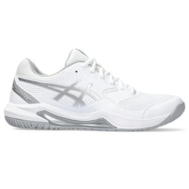 Imagem de ASICS Tênis feminino Gel-Dedicate 8, 11, branco/prata pura