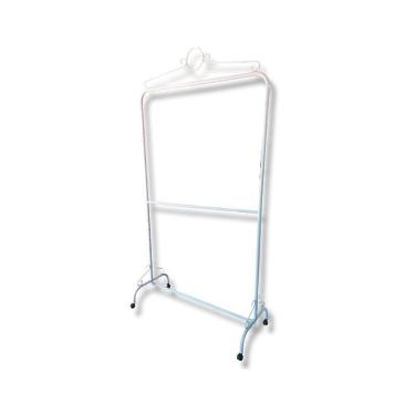 Imagem de Arara Desfile 2 Niveis Dobravel 1,20x1,70m Retro Branco