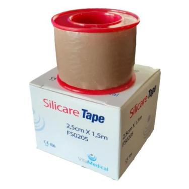 Imagem de Fita De Silicone (Para Cicatrizes E Queloides) Silicare Tape 2,5cm X 1